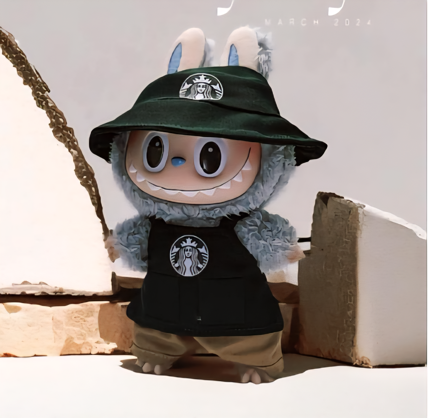 Labubu Starbucks uniform