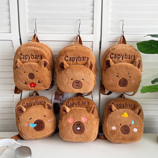 Capybara Plush Backpack –