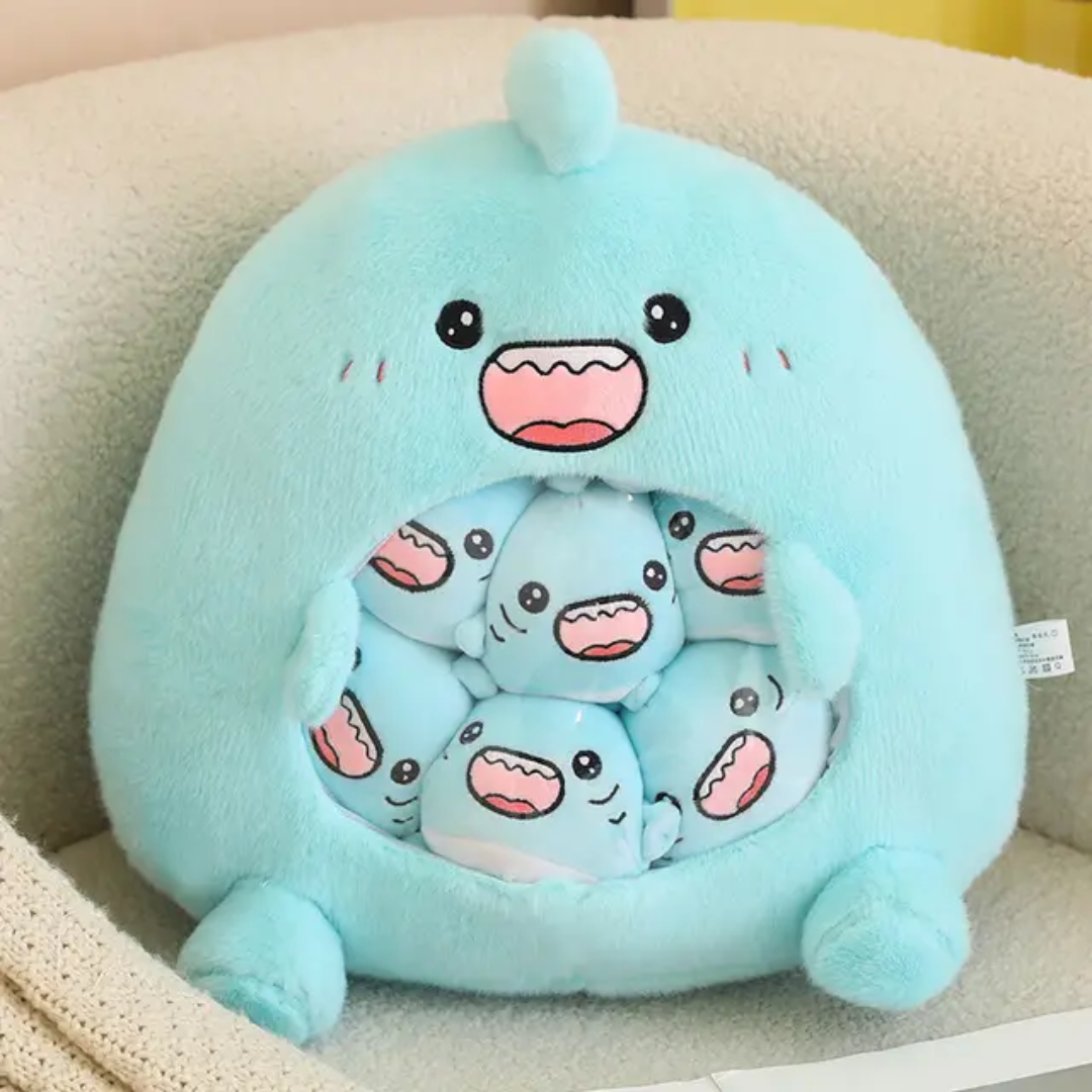 Kawaii Snack Plushie Buddy – With Mini Plush Surprises Inside!