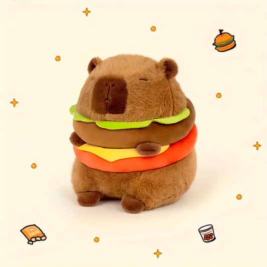 Capybara Hamburger Plush