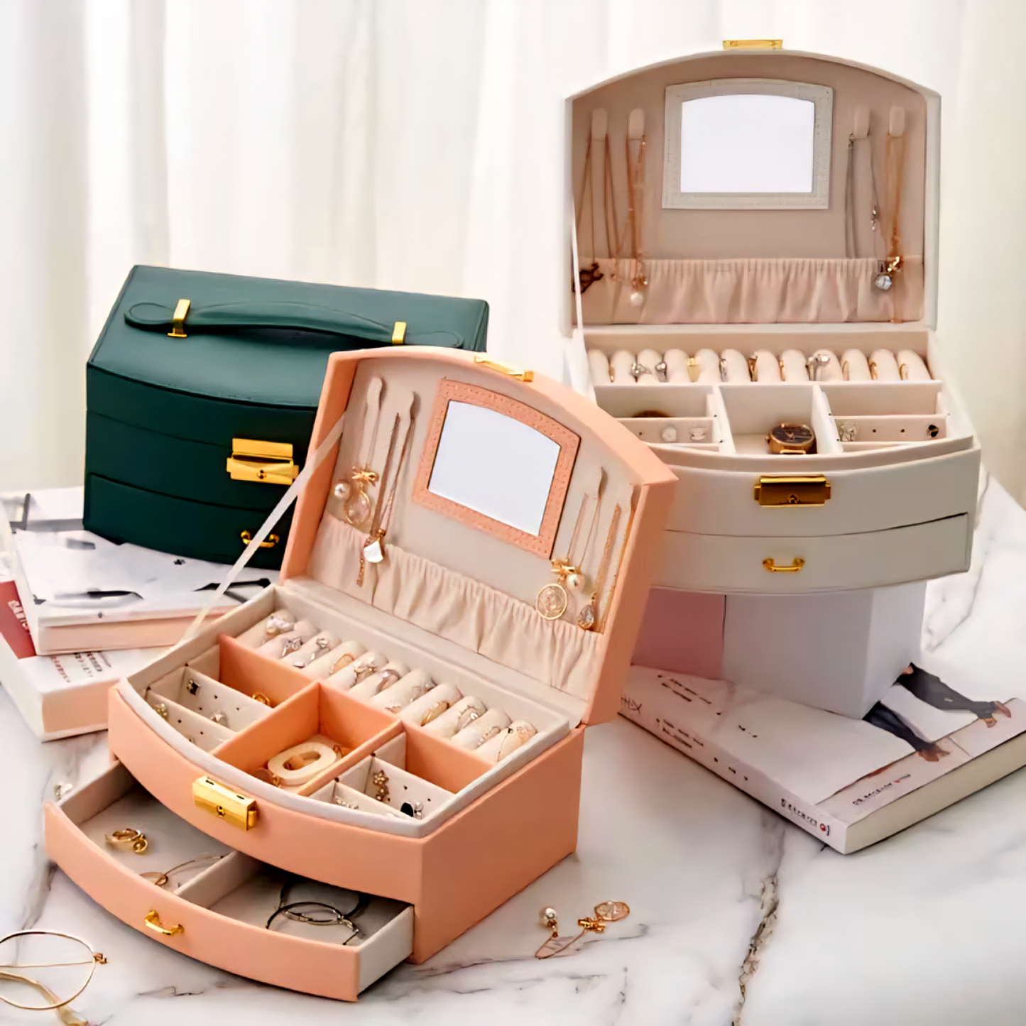 3-Tier Jewelry Vault