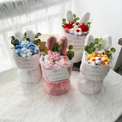 Crocheted Bunny Blooms