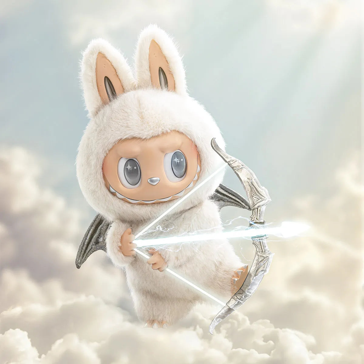 THE MONSTERS - ANGEL IN CLOUDS Vinyl Face Doll x Labubu