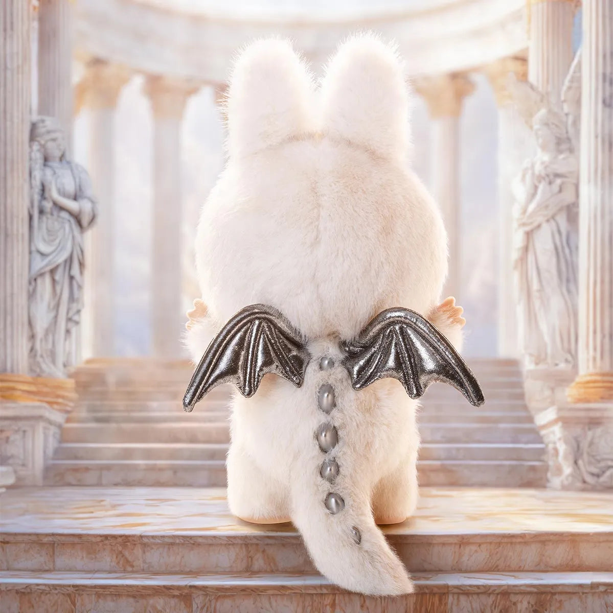 THE MONSTERS - ANGEL IN CLOUDS Vinyl Face Doll x Labubu