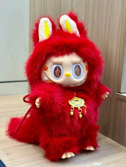 Chinese Red Dragon Rare Labubu