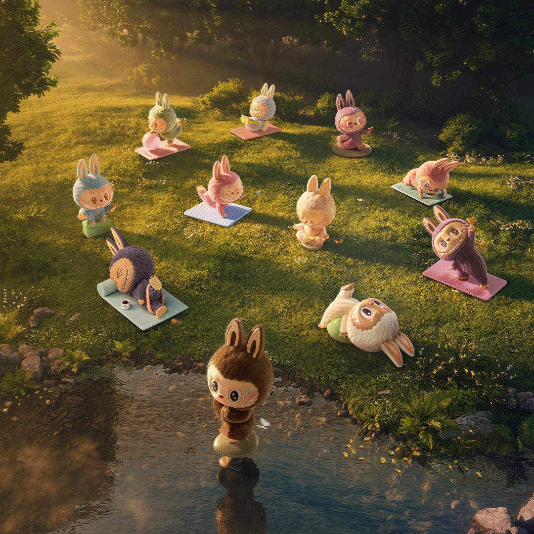 The Monsters Lazy Yoga Labubu