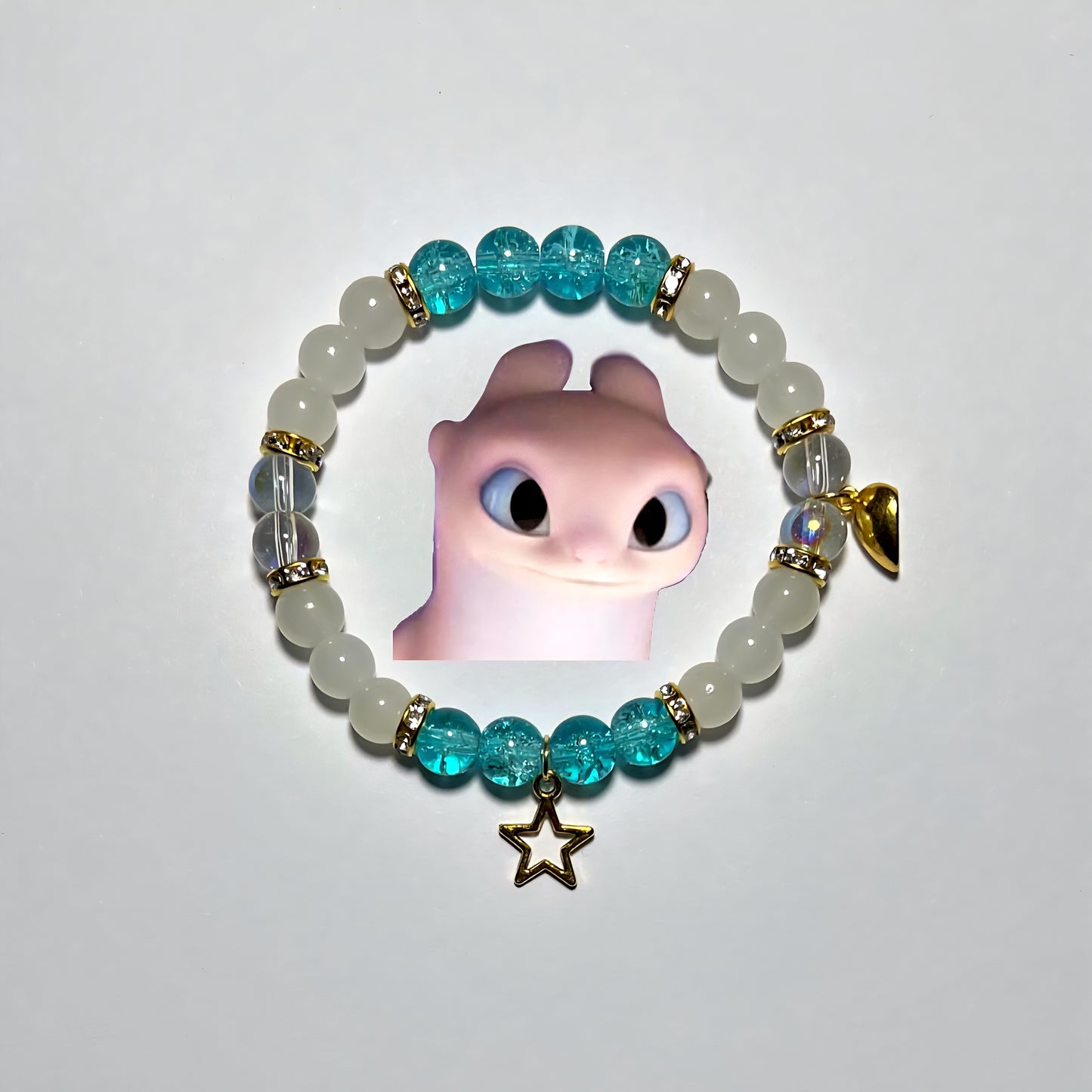 Toothless & Light Fury Matching Bracelets