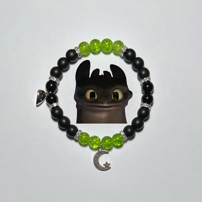 Toothless & Light Fury Matching Bracelets
